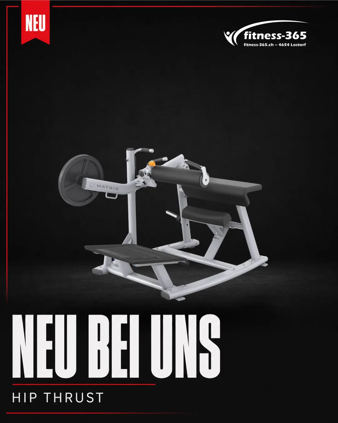 fitness-365: Neu bei uns, Hip Thrust Gerät von Matrix